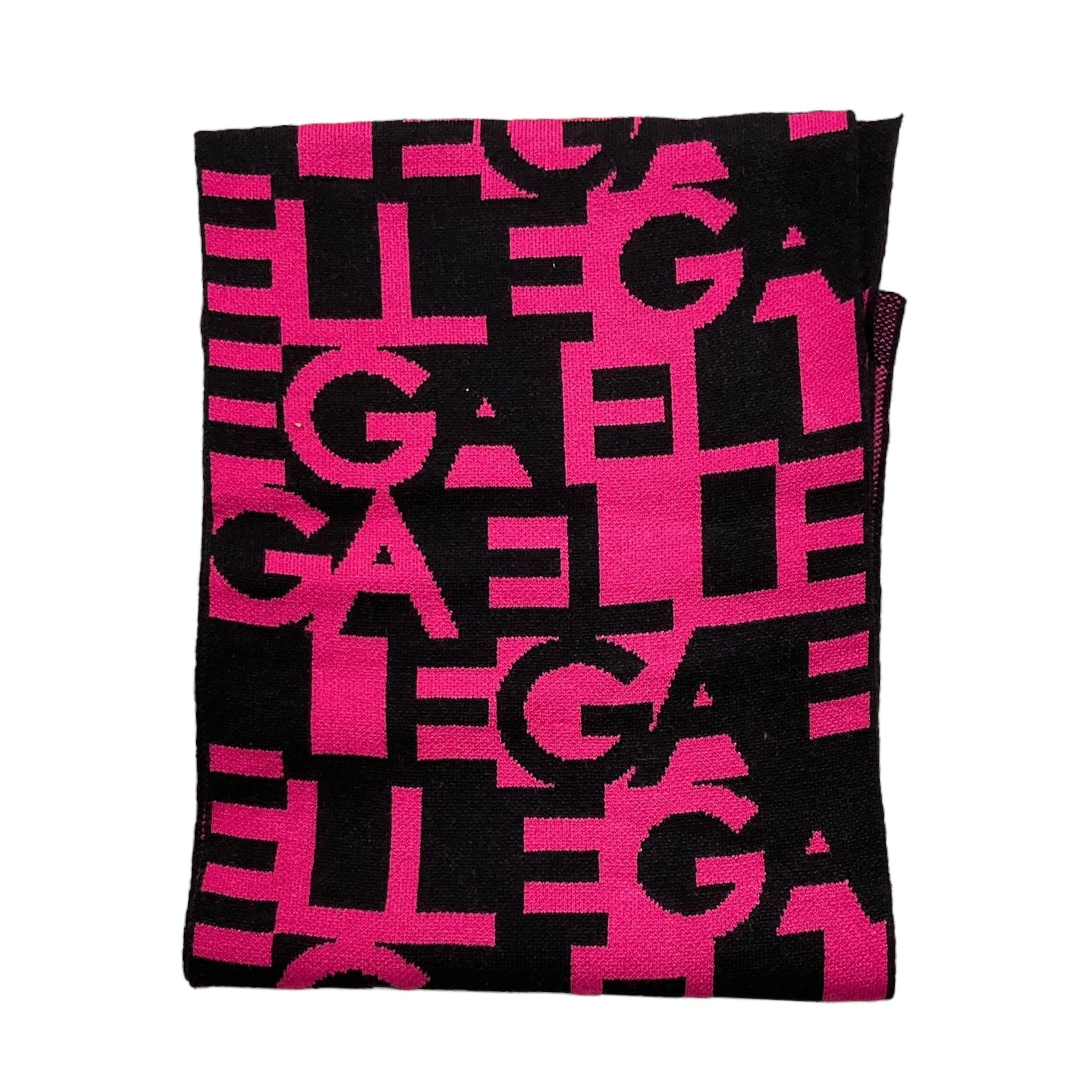 GAELLE sciarpa tinta unita logata Nero per Bambina 2741SLC00505 NERO GAELLE 