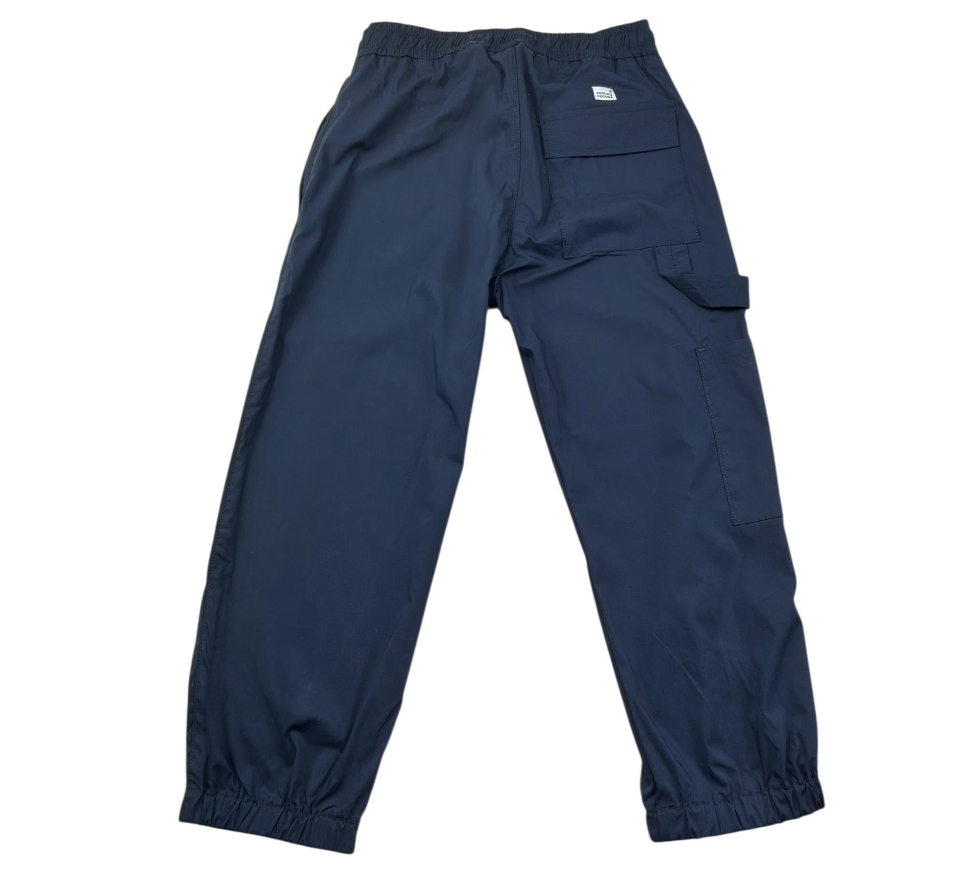 Paolo Pecora Pantalone Tinta Unita con Elastico In Vita per Bambino PP4318 BLU PAOLO PECORA 