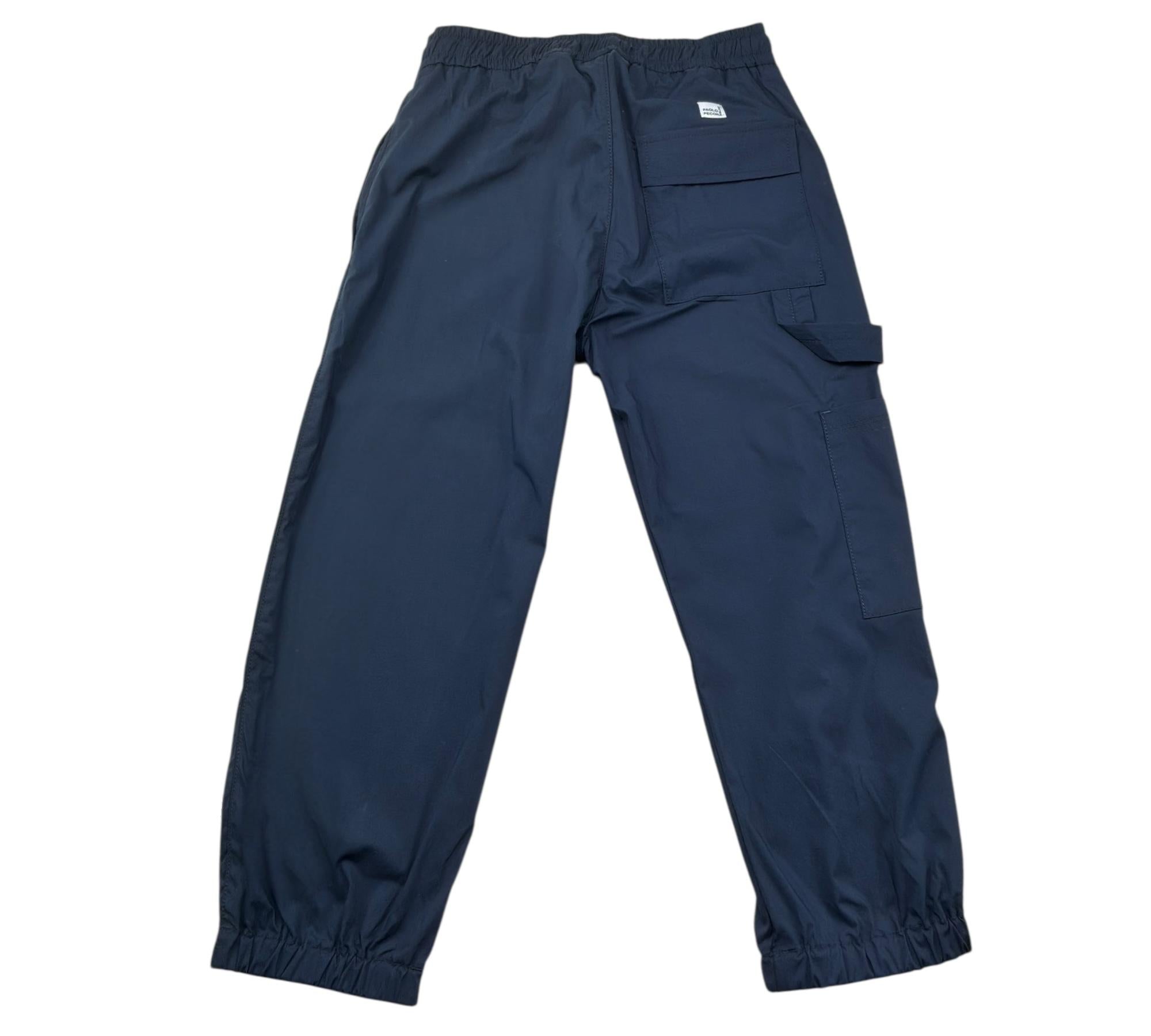Paolo Pecora Pantalone Tinta Unita con Elastico In Vita per Bambino PP4318 BLU PAOLO PECORA 