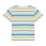 Timberland T-Shirt Tinta Unita con Fantasia A Righe per Bambino T60513NX BIANCO TIMBERLAND 
