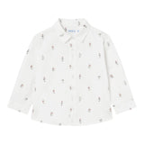 MAYORAL camicia manica lunga tinta unita con stampe orso Bianco per Neonato 2188N BIANCO MAYORAL 