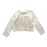 Twinset Plain Cream Buttoned Shrug for Baby Girl
