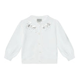 Guess Cardigan Tinta Unita con Paillettes per Neonata K5RR03Z3820 BIANCO GUESS 