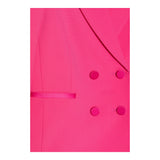Twinset Solid Color Jacket With Fuchsia Buttons For Girls