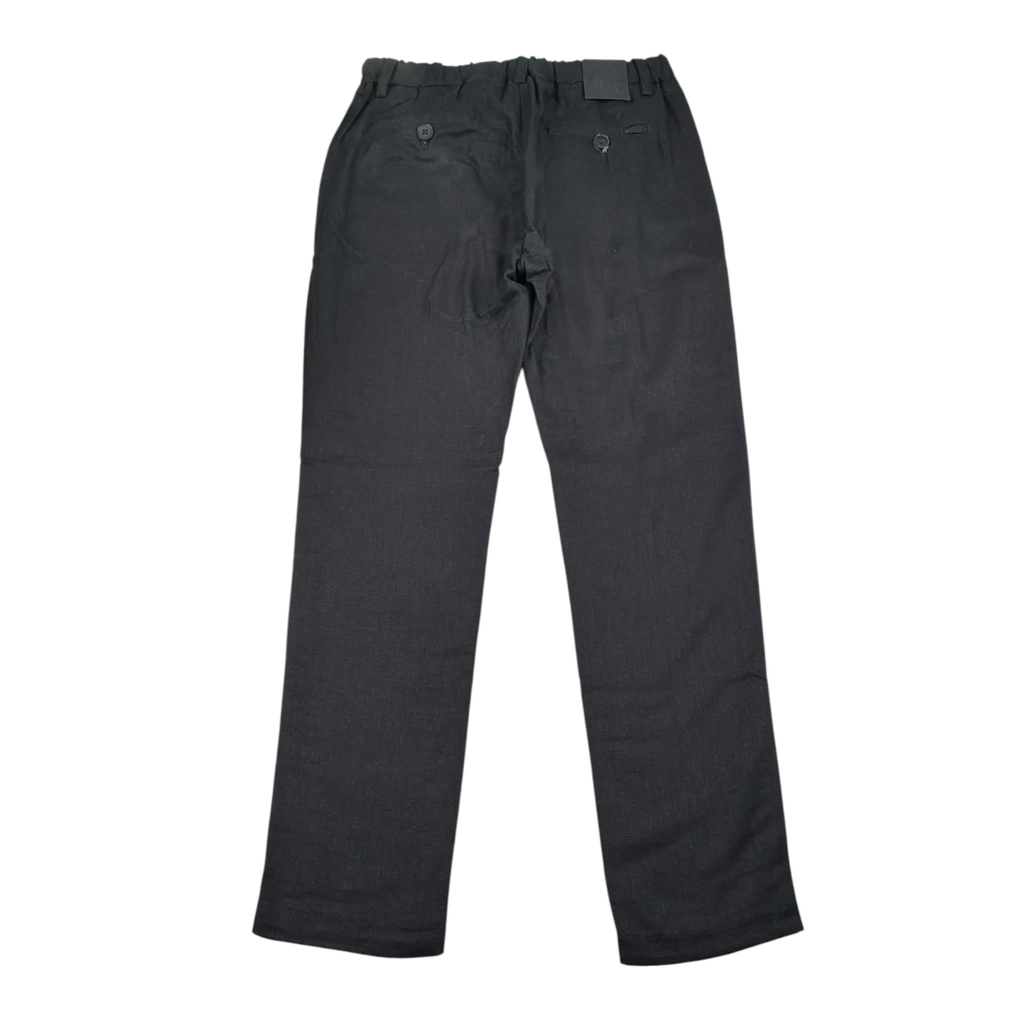 Antony Morato Pantalone Tinta Unita con Elastico In Vita per Bambino MKTR00197X NERO ANTONY MORATO 