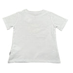 Pepe Feamo T-Shirt Girocollo Tinta Unita con Stampa per Bambino PB503988 BIANCO PEPE JEANS 