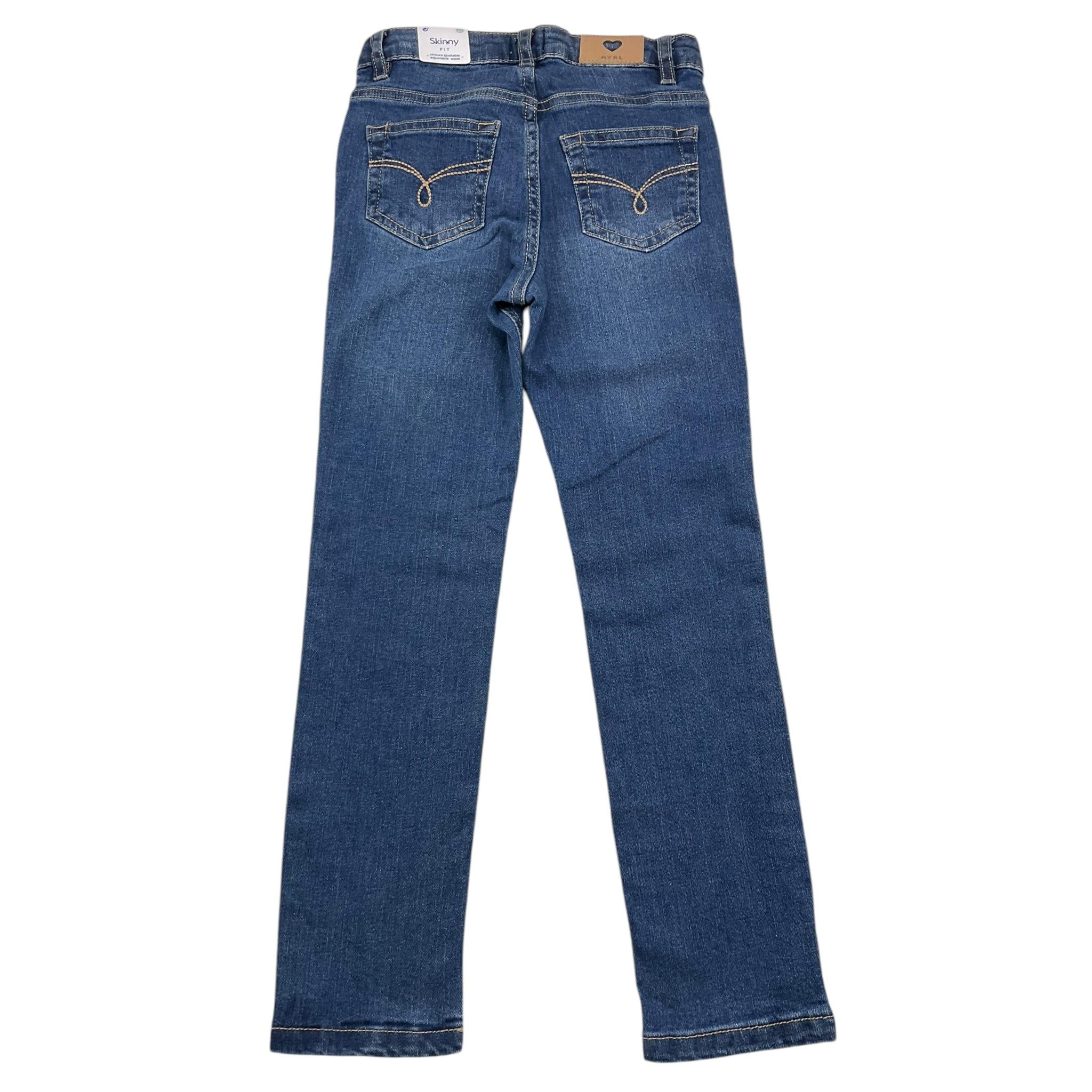 MAYORAL jeans tinta unita con girovita regolabile Blu per Bambina 527 BLU MAYORAL 