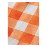 Scotch &amp; Soda Orange Checkered Elastic Waist Shorts For Girls