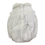 Ninnaoh Pagliaccetto Tinta Unita con Applicazione Giromanica per Neonata E25P13 BIANCO NINNAOH 