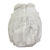 Ninnaoh Pagliaccetto Tinta Unita con Applicazione Giromanica per Neonata E25P13 BIANCO NINNAOH 