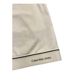 Calvin Klein Top Tinta Unita con Logo per Bambina IG0IG02437 PANNA CALVIN KLEIN 