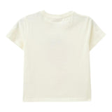 Saint Barth T-Shirt Girocollo Tinta Unita con Stampa per Bambina ELLY001 BIANCO SAINT BARTH 