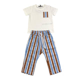 Never Too 2 Piece Set T-Shirts-White Pants For Newborn