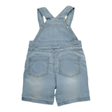 I Do Salopette In Denim Tinta Unita per Neonato 4B177 AZZURRO I DO 