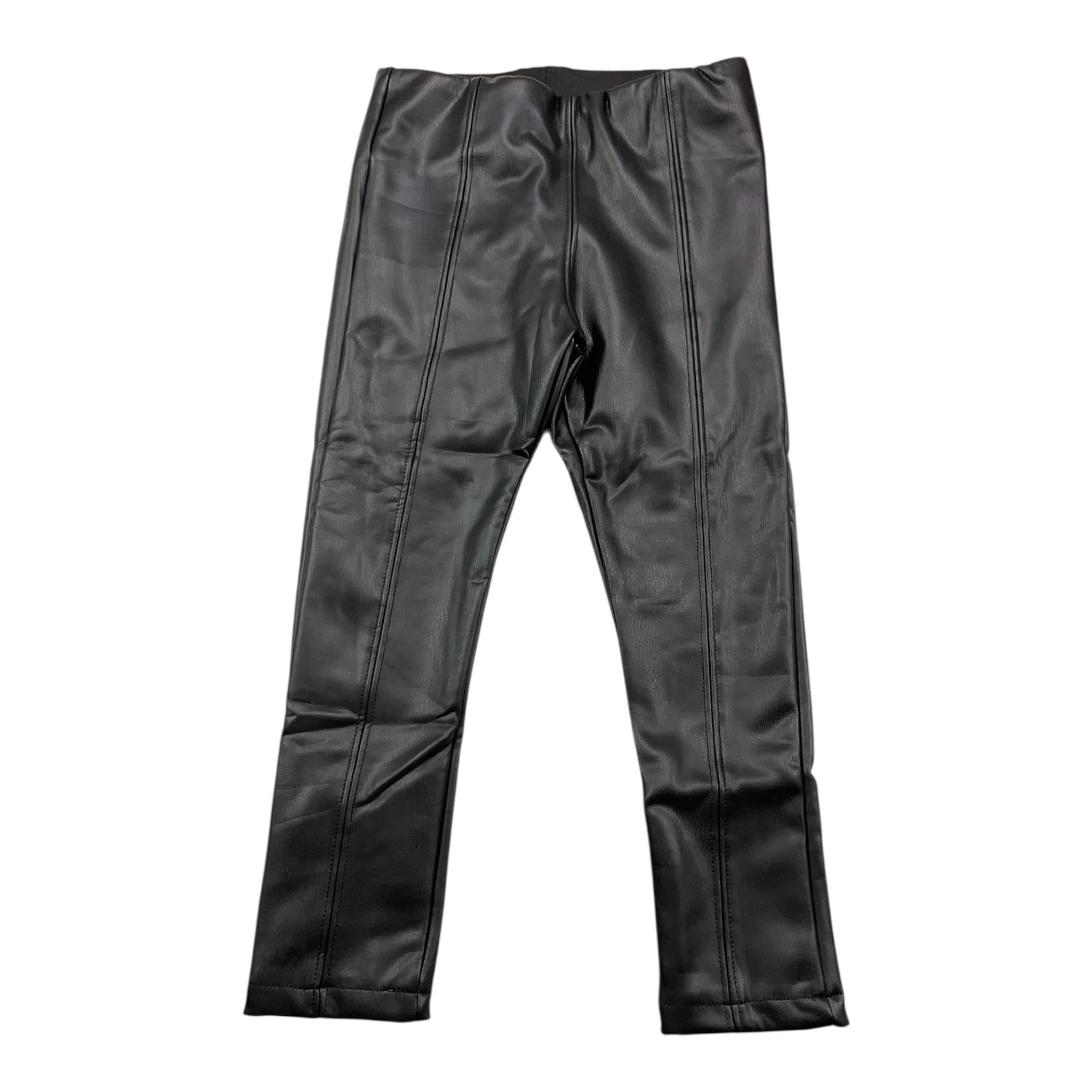 MAYORAL leggins in ecopelle tinta unita Nero per Bambina 4701X NERO MAYORAL 