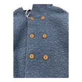 TEDDY E MINOU cardigan tinta unita con cappuccio  Blu per Bambino I24CN016PE027 BLU TEDDY E MINOU 
