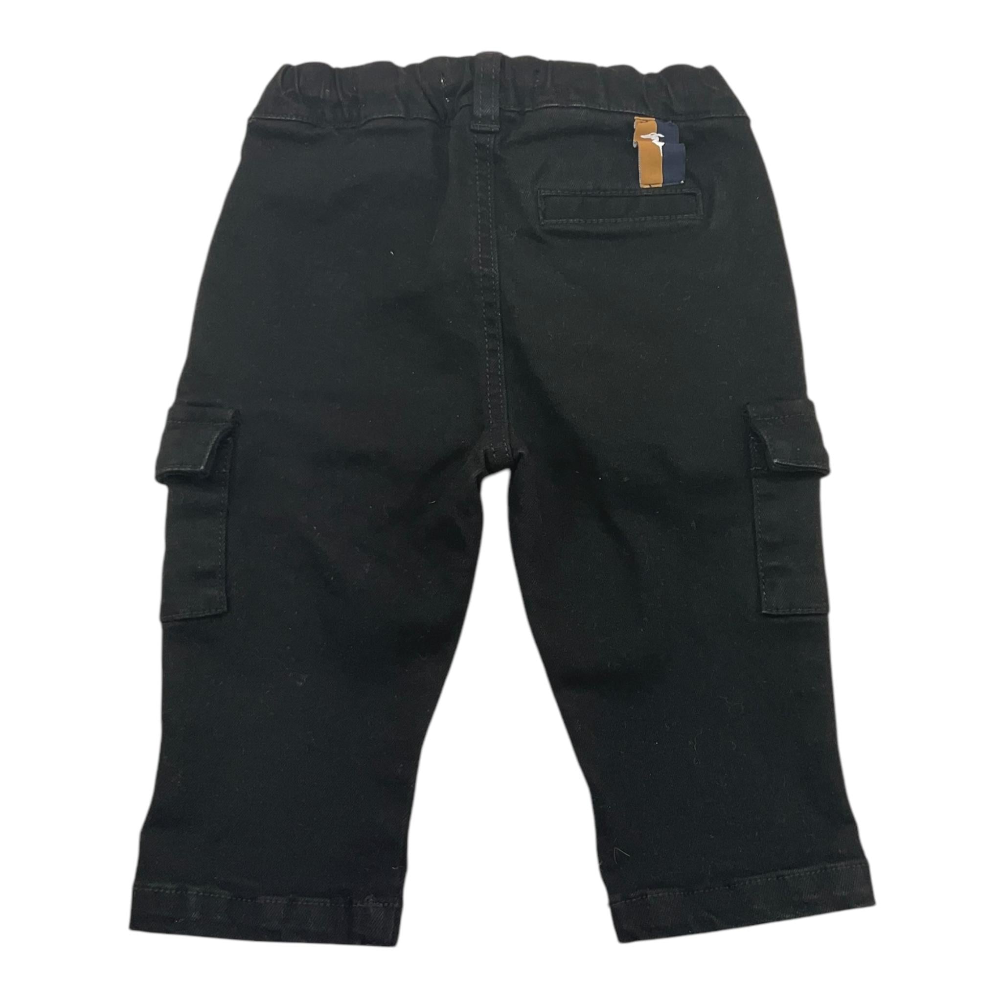 TRUSSARDI pantalone tinta unita cn elastic in vita Nero per Neonato TIA25086PA NERO TRUSSARDI 