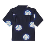 Scotch & Shrunk Camicia Mezza Manica Tinta Unita con Stampa per Bambino 179465 BLU SCOTCH & SHRUNK 