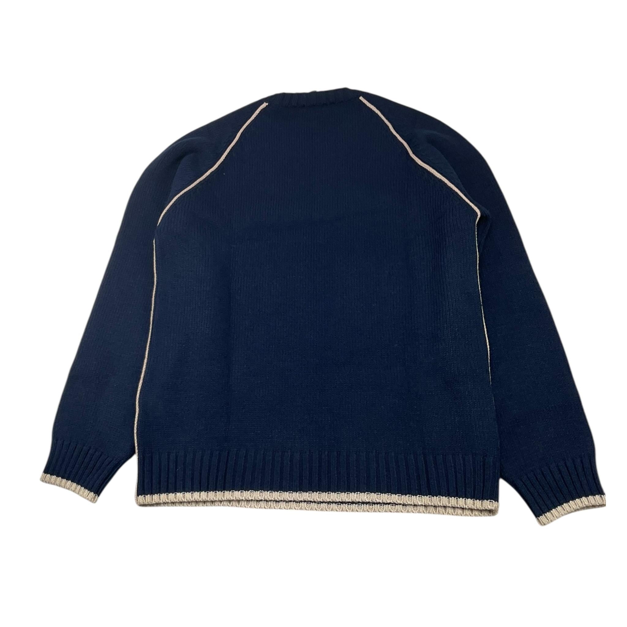 EMPORIO ARMANI maglia tinta unita girocollo  Blu per Bambino 6D4M50 BLU EMPORIO ARMANI 