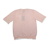 Jeckerson T-Shirt Girocollo Tinta Unita per Bambina MG2754 ROSA JECKERSON 