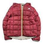 K-WAY giubbino reversibile con zip e cappuccio bicolore Rosso/beige per Bambino K5128VW ROSSO/BEIGE K-WAY 