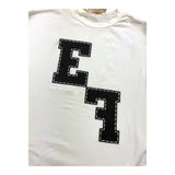 ELISABETTA FRANCHI shirt girocollo tinta unita cn logo Panna per Bambina EFTS223 PANNA ELISABETTA FRANCHI 