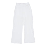 Twinset Pantalone Tinta Unita Traforato per Bambina 251GJ2QR4 BIANCO TWINSET 