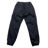 Replay Solid Color Pants With Elastic Waist Black For Boys