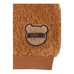 MOSCHINO cappello teddy tinta unita con orecchie Marrone per Neonato MUX04X MARRONE MOSCHINO 