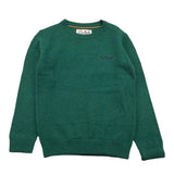 SAINT BARTH maglia gircollo tinta unita con stampa Verde per Bambino NIX0004 VERDE SAINT BARTH 