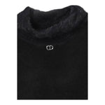 TWINSET abito tinta unita con pelliccia Nero per Bambina 242GJ3200 NERO TWINSET 