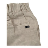 Stay Street Bermuda Tinta Unita con Elastico In Vita per Bambino 8084 BEIGE STAY STREET 