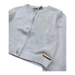 Moschino Coprispalle Tinta Unita con Bottoni per Bambina HDW02G PANNA MOSCHINO 