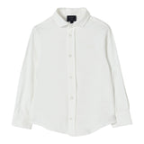 Fay Camicia Tinta Unita Manica Lunga per Bambino FW5Q20 BIANCO FAY 