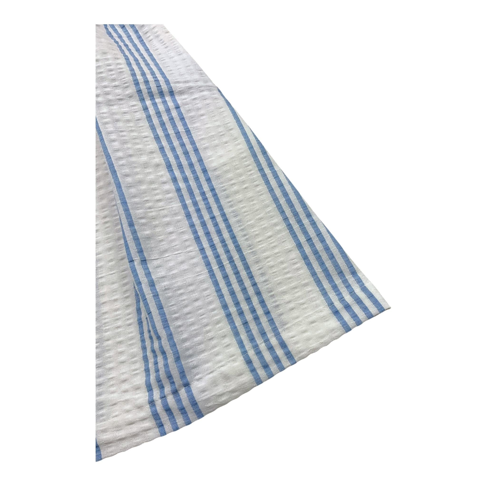 Babe & Tess Abito Camicia Bicolore con Fantasia A Righe per Neonata 01518059N BIANCO/AZZURRO BABE & TESS 