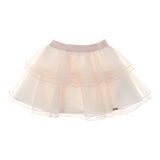 Liu Jo Solid Color Skirt With Ruffles And Elastic Waist Pink For Baby Girl