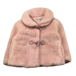 TRUSSARDI pelliccia tinta unita con logo Rosa per Bambina TGA25089PL ROSA TRUSSARDI 