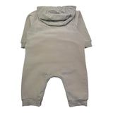 TEDDY E MINOU tutina tinta unita con cappuccio Grigio per Neonato I24TU042M7015 GRIGIO TEDDY E MINOU 