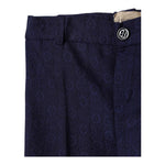 GUCCI pantalone tinta unita con loghi Blu per Bambino 791240 BLU GUCCI 