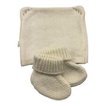 TEDDY E MINOU set cappello-babbucce tinta unita Panna per Neonato I24AC026EM634 PANNA TEDDY E MINOU 