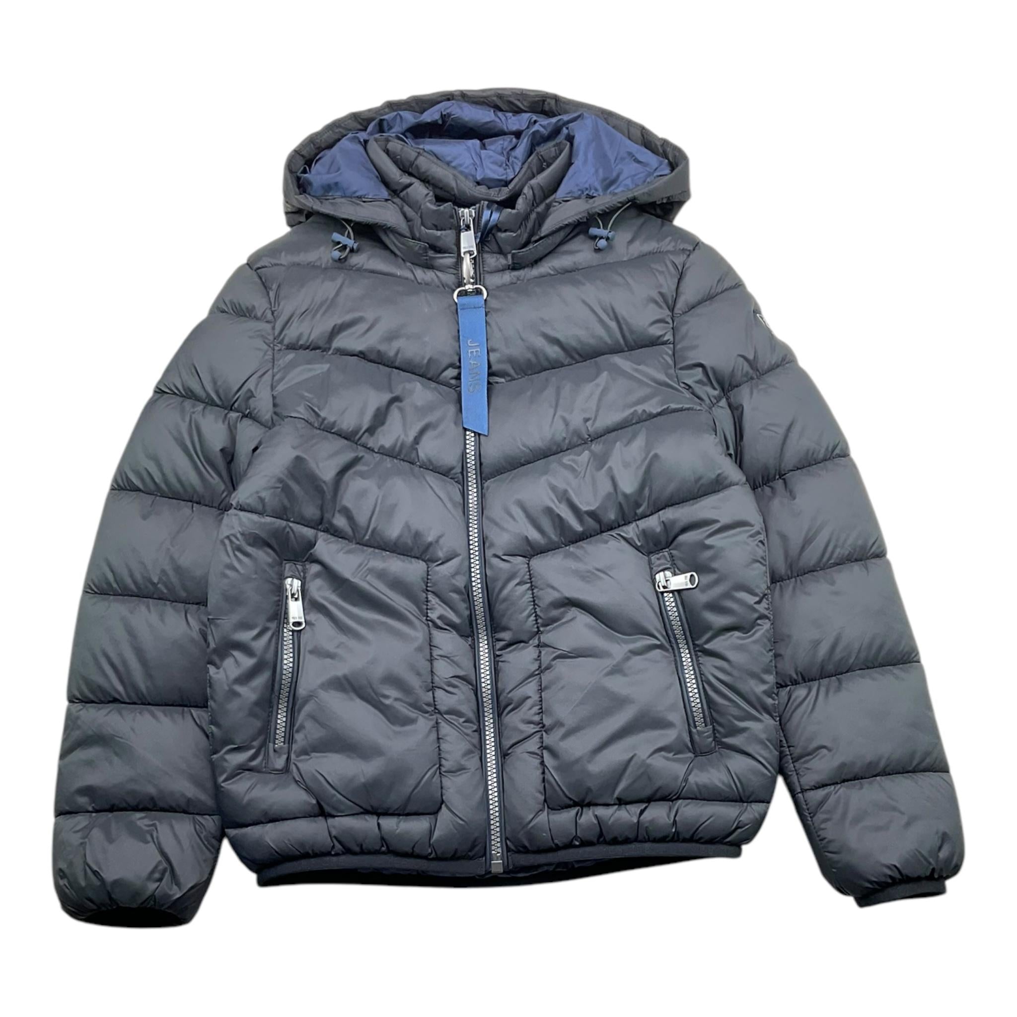 YES ZEE giubbino tinta unita con zip e cappuccio Nero per Bambino J838 NERO YES ZEE 