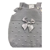 Valentina Bebes Plain Blue Sleeveless Romper For Newborn Baby Girl