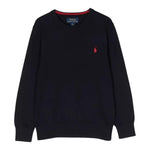 Ralph Lauren Maglia Girocollo Tinta Unita con Stampa per Neonato 321799887031N BLU RALPH LAUREN 