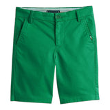 Tommy Hilfiger Bermuda Tinta Unita con Logo per Neonato DHIEHJI VERDE TOMMY HILFIGER 
