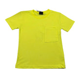 4Giveness T-Shirt Tinta Unita Girocollo per Bambina FGC4077 GIALLO 4GIVENESS 