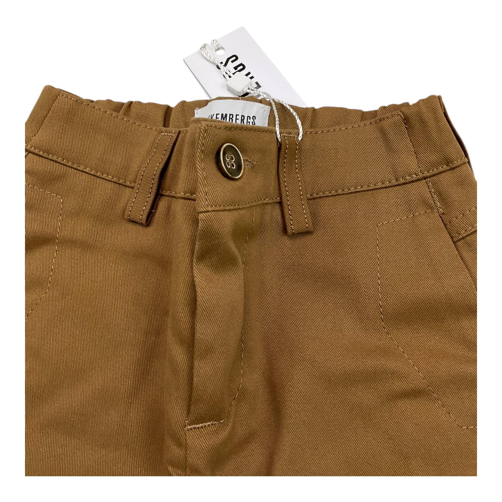 BiKKEMBERGS pantalone tinta unita con girovita regolabile Cammello per Neonato BK2015 CAMMELLO BiKKEMBERGS 