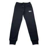 DIESEL pantalone tuta tinta unita con stampa Nero per Bambino 00J4X8 NERO DIESEL 