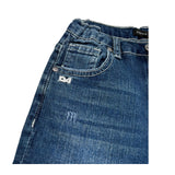 Daniele Alessandrini Jeans Tinta Unita con Girovita Regolabile per Bambino 1295PD00207J BLU DANIELE ALESSANDRINI 