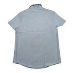 Daniele Alessandrini Camicia Mezza Manica Tinta Unita per Bambino 1236C002300 AZZURRO DANIELE ALESSANDRINI 