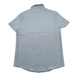 Daniele Alessandrini Camicia Mezza Manica Tinta Unita per Bambino 1236C002300 AZZURRO DANIELE ALESSANDRINI 